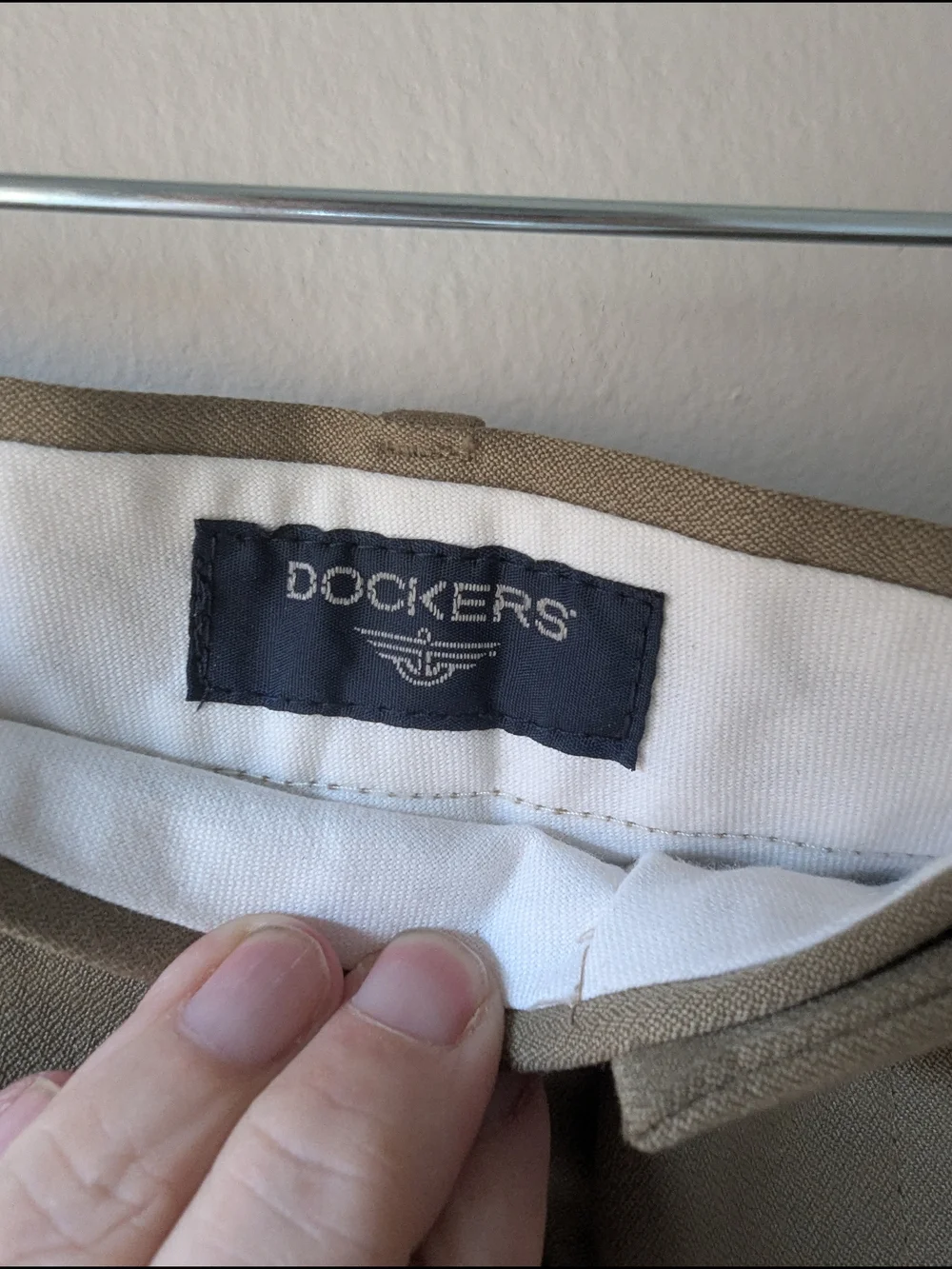 Dockers Men's Olive Pleated Dress Pants for Men Size 36/32